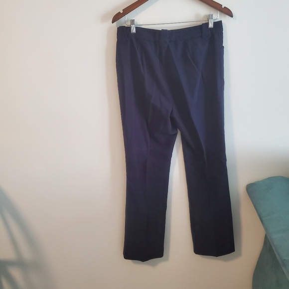 NWT Lauren Ralph Lauren trousers dark blue soft size 8 business casual - Picture 7 of 10